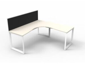 Infinity Loop Leg Cnr Workstation with Screen Option